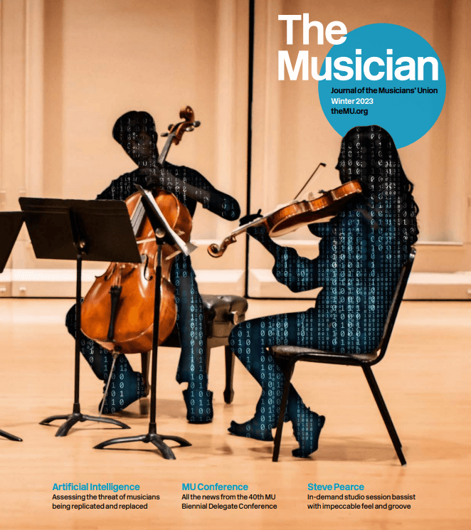 Cover of the Musician Summer 2023 edition featuring David Kofi.